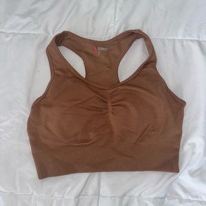 Brown Sports Bra